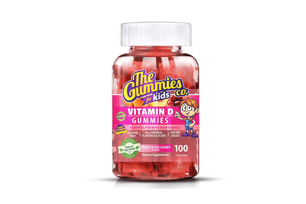 THE GUMMIES KIDS VITAMIN D CHERRY FLAVOR 100 GUMMIES - Berlin Pharmacy