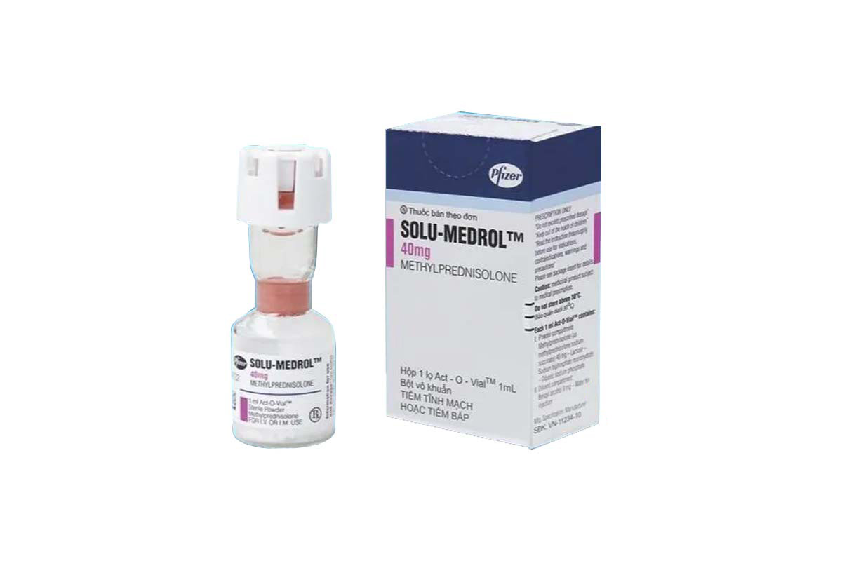 SOLU MEDROL 40 MG 1 ML - Berlin Pharmacy