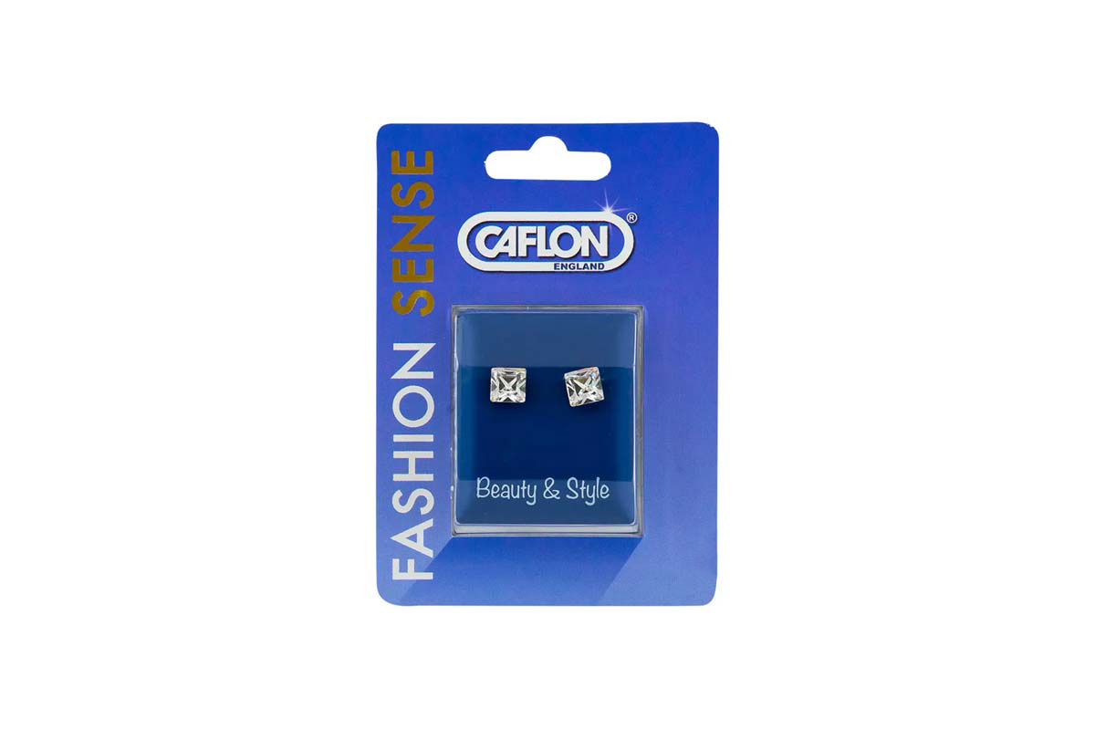 CAFLON FASHION SENSE BEAUTY AND STYLE SQUARE CRYSTAL 6 MM 1921 - Berlin Pharmacy