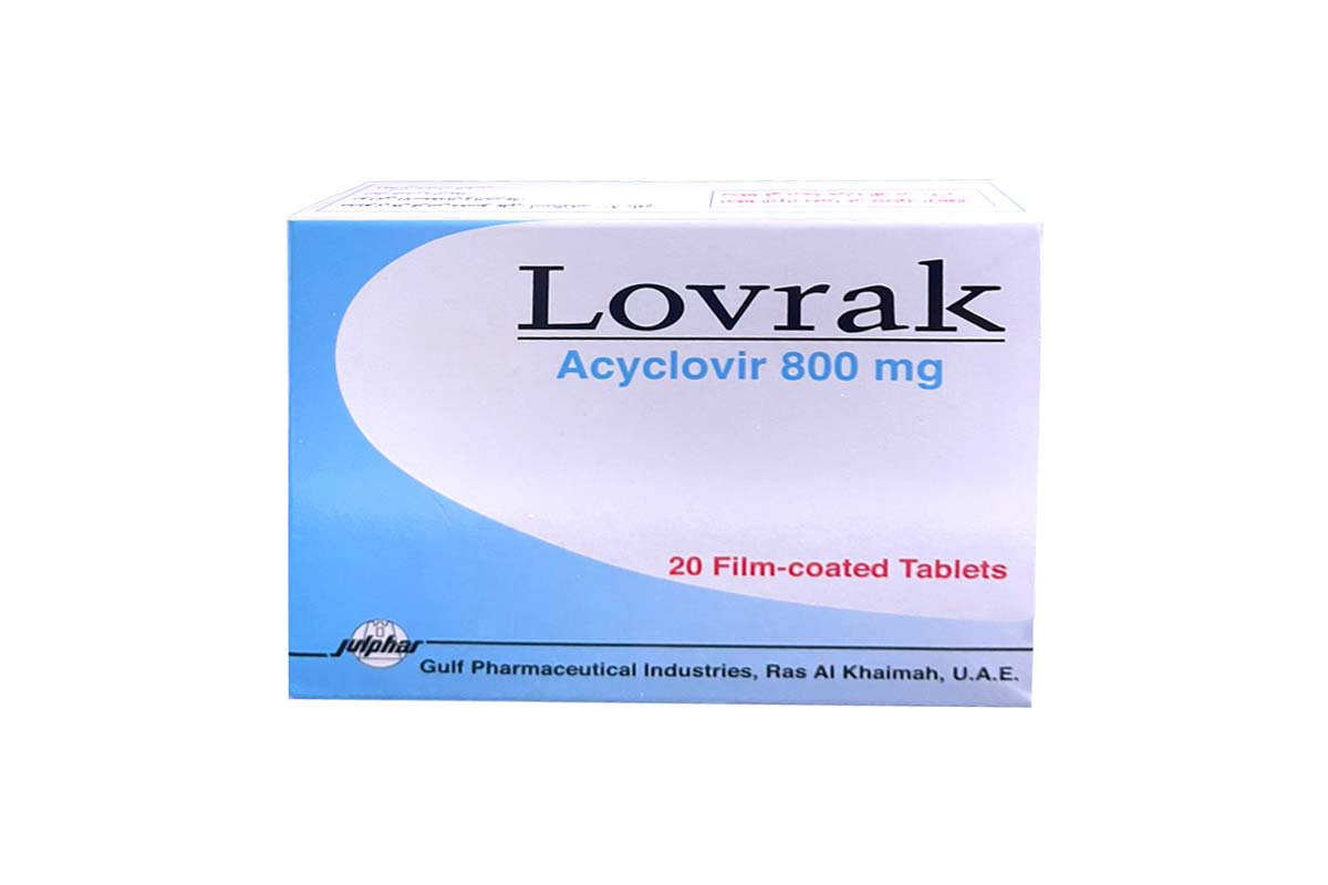 LOVRAK 800MG 20 TABLETS - Berlin Pharmacy