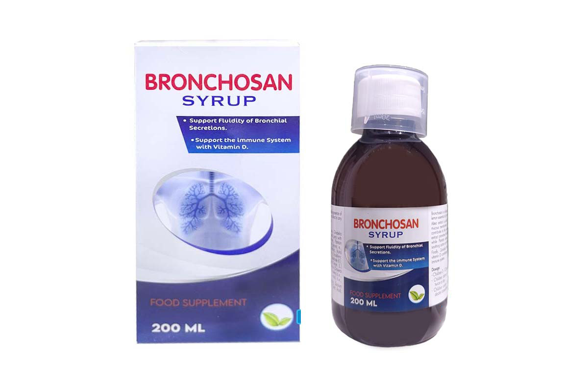 BRONCHOSAN SYRUP 200ML - Berlin Pharmacy