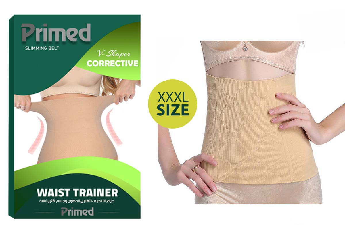 PRIMED V SHAPER SLIMMING BELT SIZE XXXL COLOR BEIGE - Berlin Pharmacy