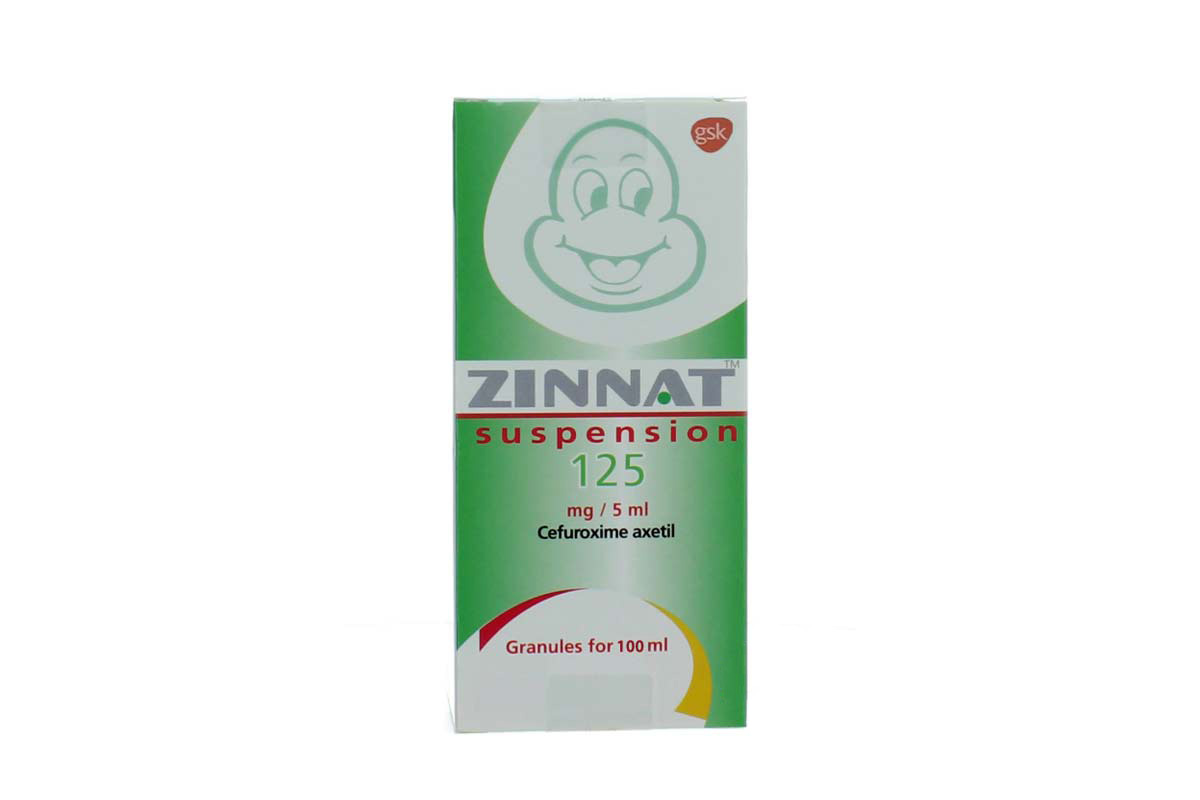 ZINNAT SUSPENSION 125MG 5ML 100 ML - Berlin Pharmacy