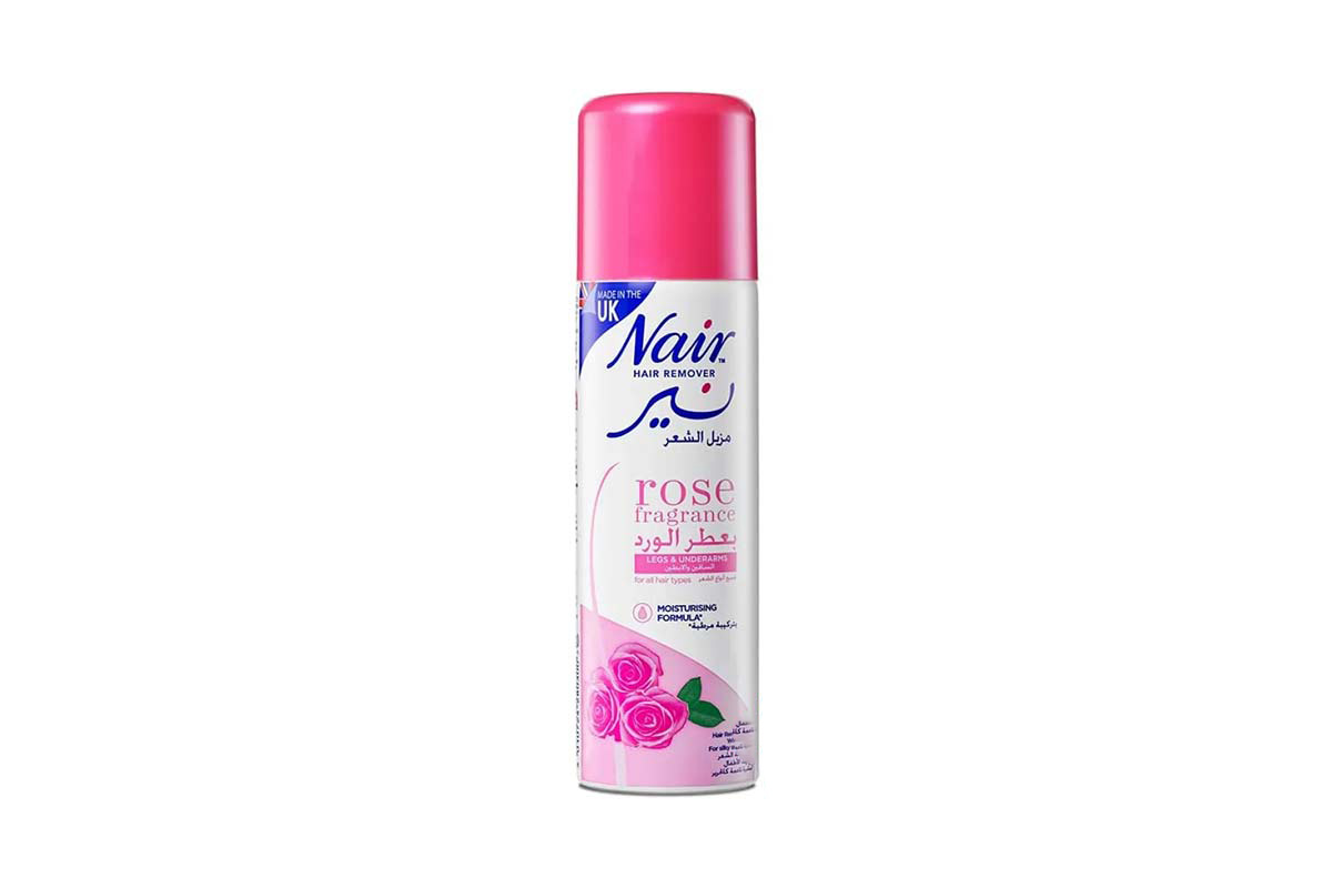 NAIR HAIR REMOVER ROSE FRAGRANCE SPRAY 200ML - Berlin Pharmacy