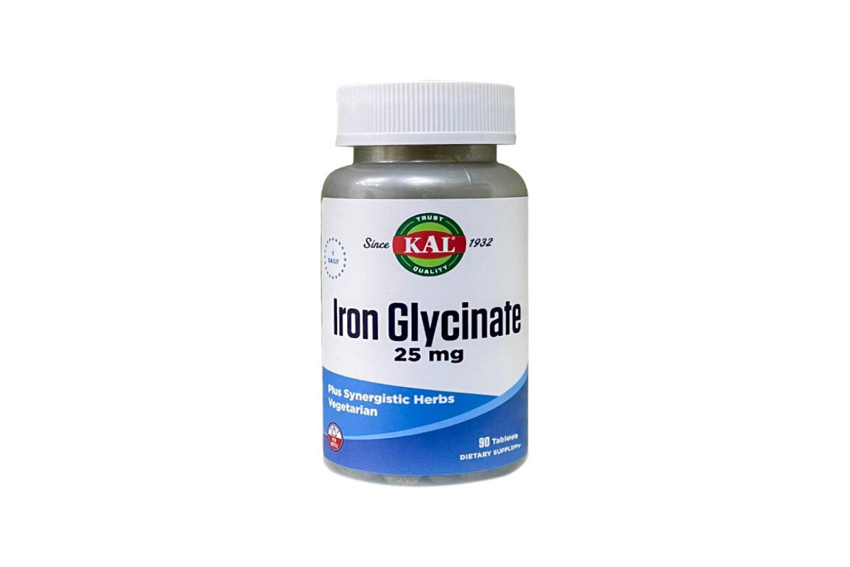 KAL IRON GLYCINATE 25 MG 90 TALBETS - Berlin Pharmacy