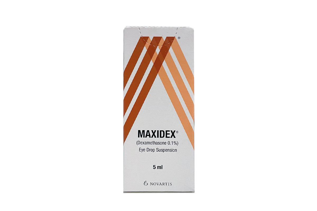 MAXIDEX 0.1% SUSPENSION EYE DROPS 5ML - Berlin Pharmacy