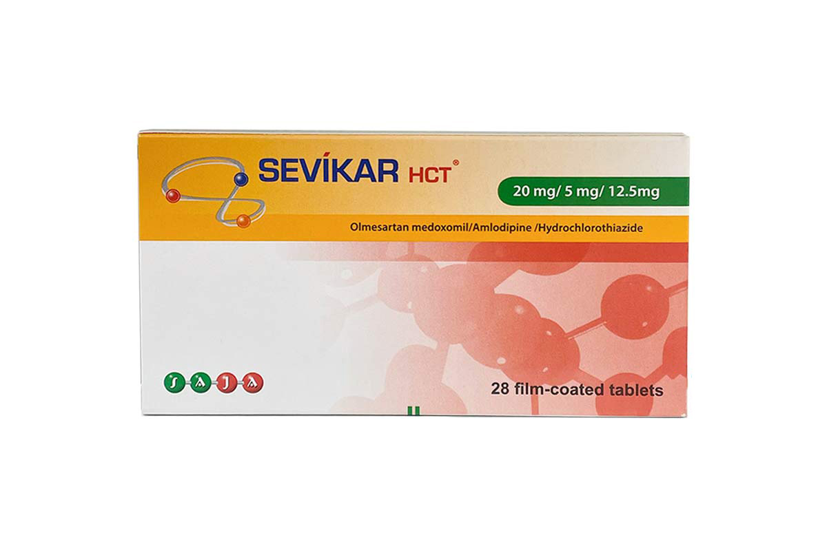 SEVIKAR HCT 20MG 5MG 2.5MG 28 TABLETS - Berlin Pharmacy