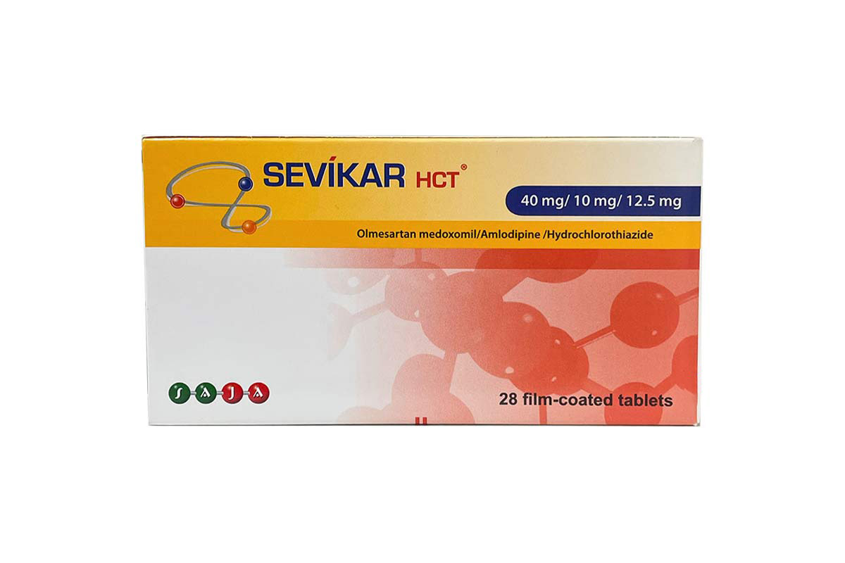 SEVIKAR HCT 40MG/10MG/12.5MG 28 TABLETS - Berlin Pharmacy