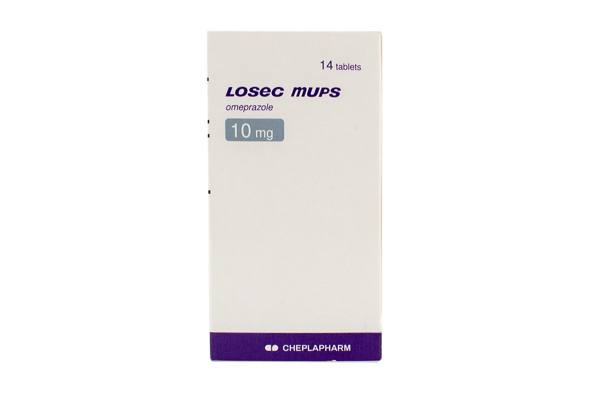 LOSEC MUPS 10MG 14 TABLETS - Berlin Pharmacy