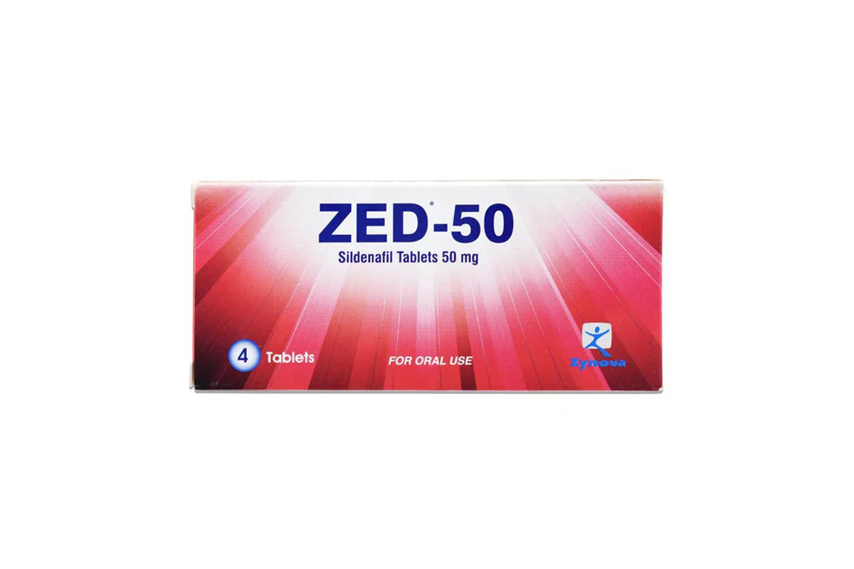 ZED 50 MG 4 TABLETS - Berlin Pharmacy