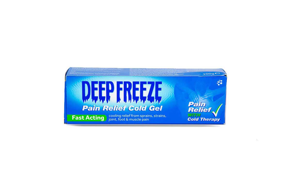 DEEP FREEZE PAIN RELIEF COLD GEL 100 GM - Berlin Pharmacy