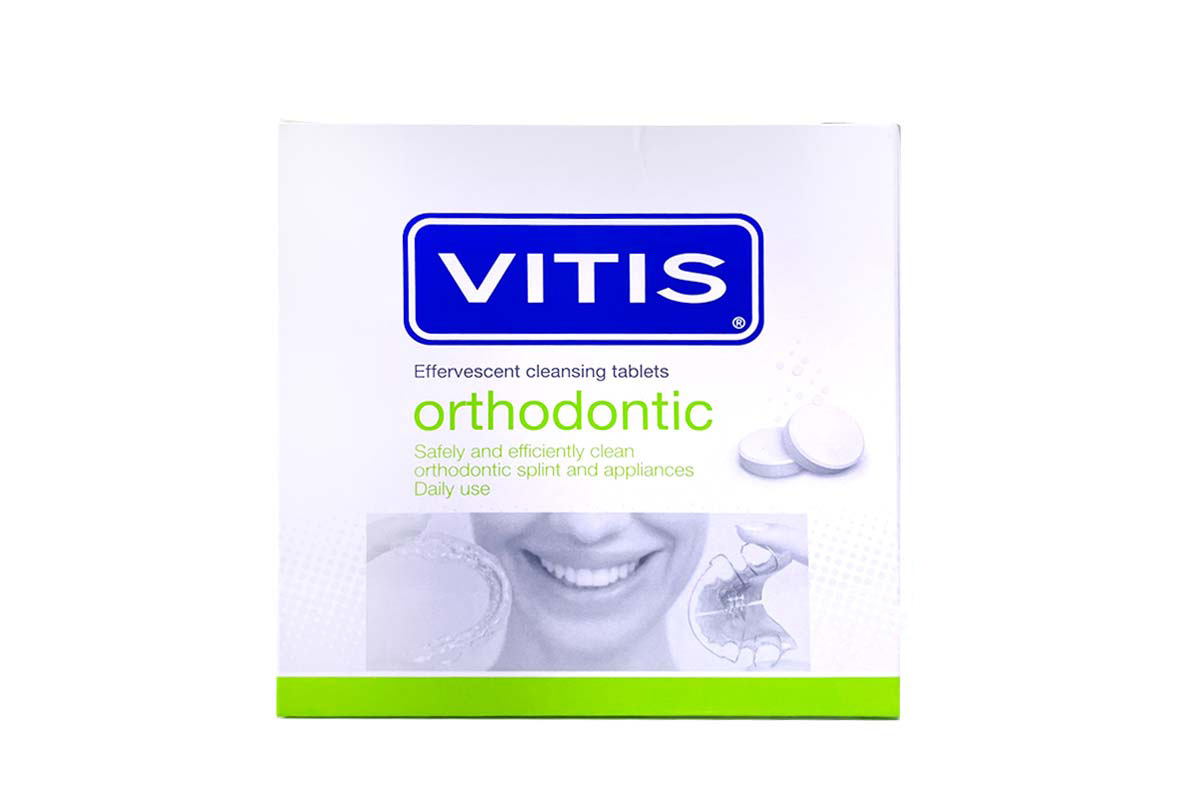 VITIS ORTHODONTIC EFFERVESCENT CLEANSING 32 TABLETS - Berlin Pharmacy