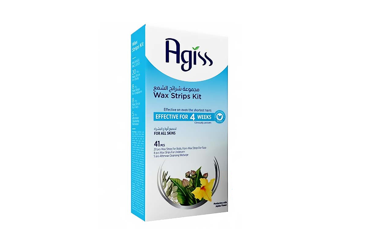 AGISS WAX STRIPS KIT FOR ALL SKINS 41 PCS - Berlin Pharmacy