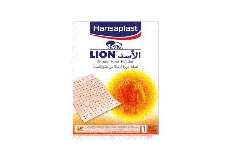 HANSAPLAST LION ARNICA HEAT PLASTER 12X18CM - Berlin Pharmacy