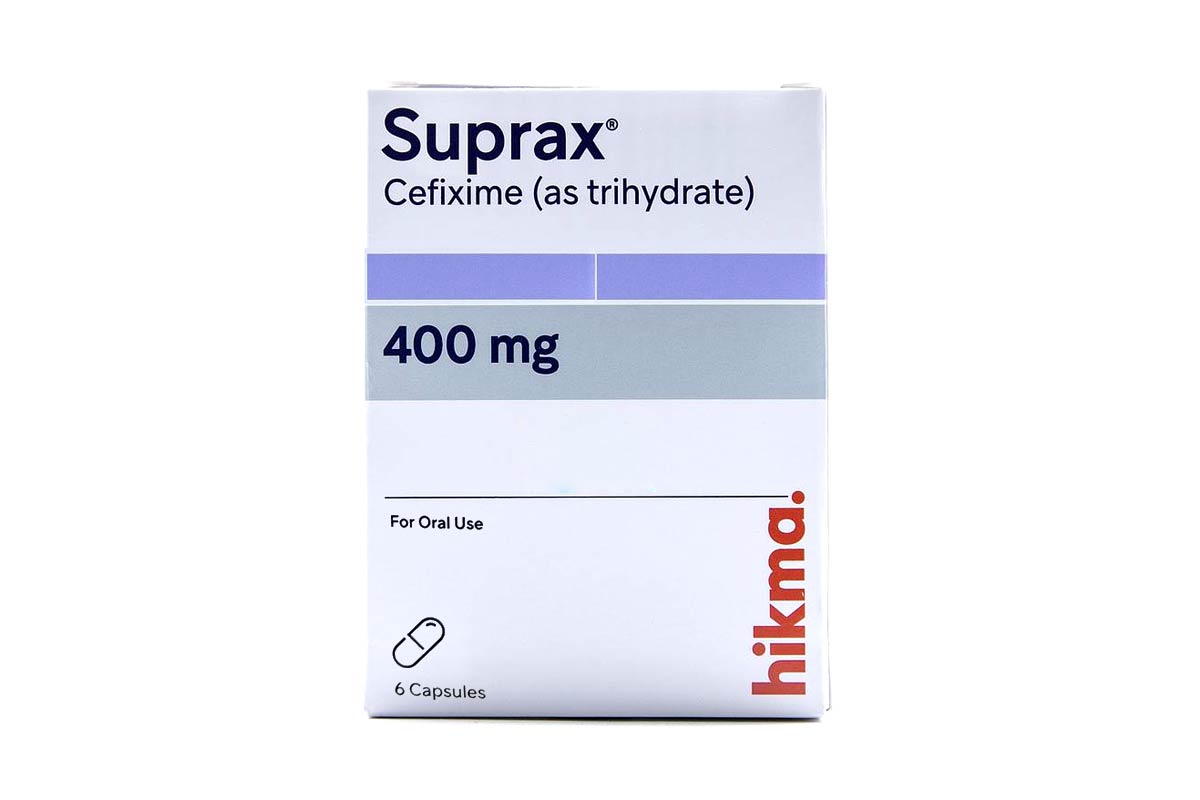 SUPRAX 400MG 6 CAPSULES - Berlin Pharmacy