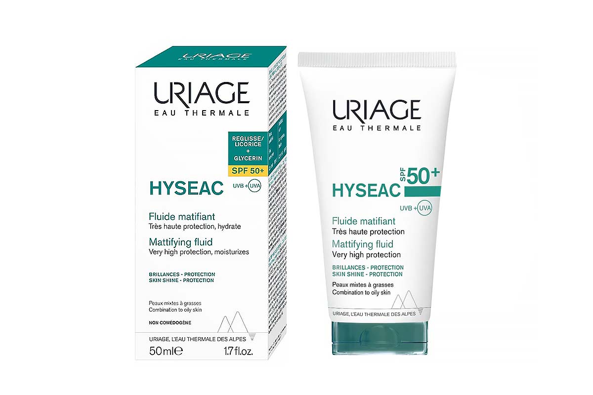 URIAGE HYSEAC MATTIFYING FLUID SPF50+ CREAM 50ML - Berlin Pharmacy