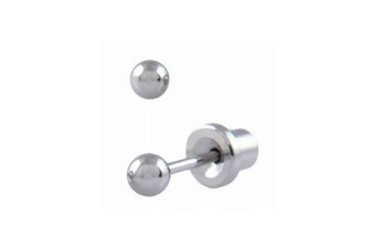 PRIMED EAR PIERCING S23-300H S/S 3MM BALL - Berlin Pharmacy