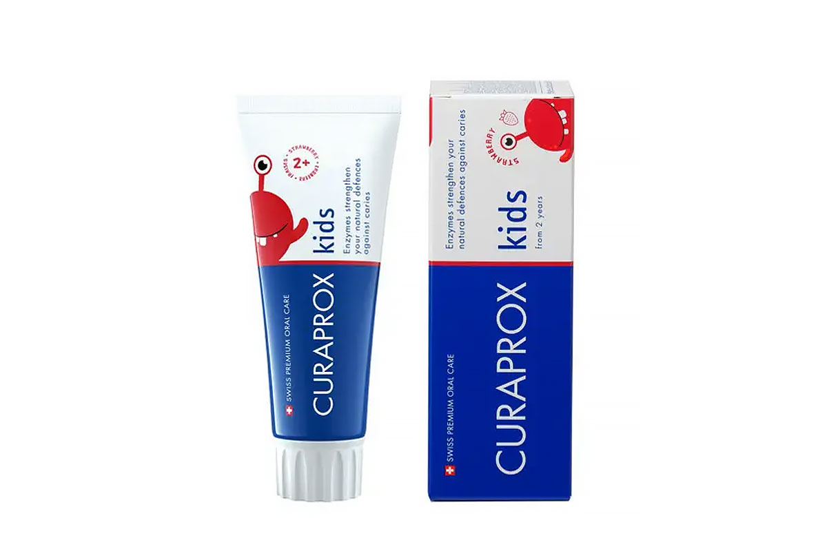 CURAPROX KIDS TOOTHPASTE FROM 2 YEARS FLAVOUR STRAWBERRY 60 ML - Berlin Pharmacy