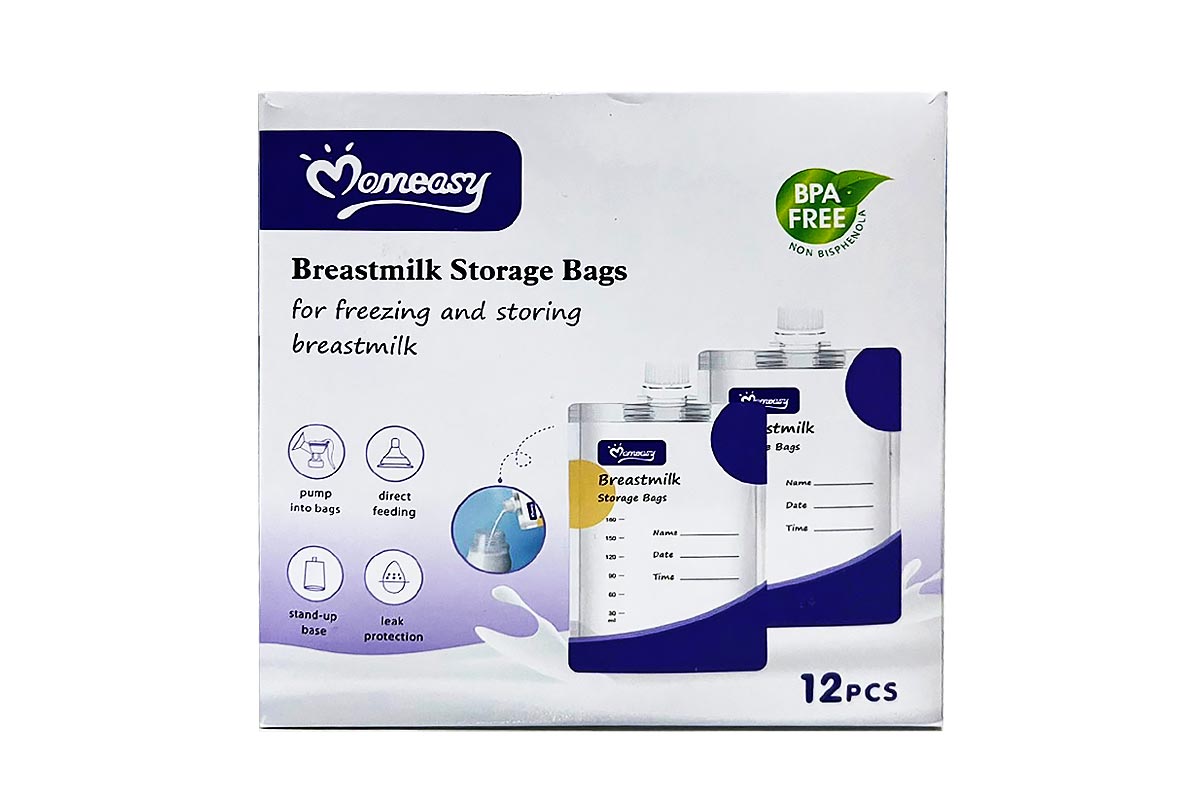 MOMEASY BREASTMILK STORAGE BAGS 12 PCS - Berlin Pharmacy