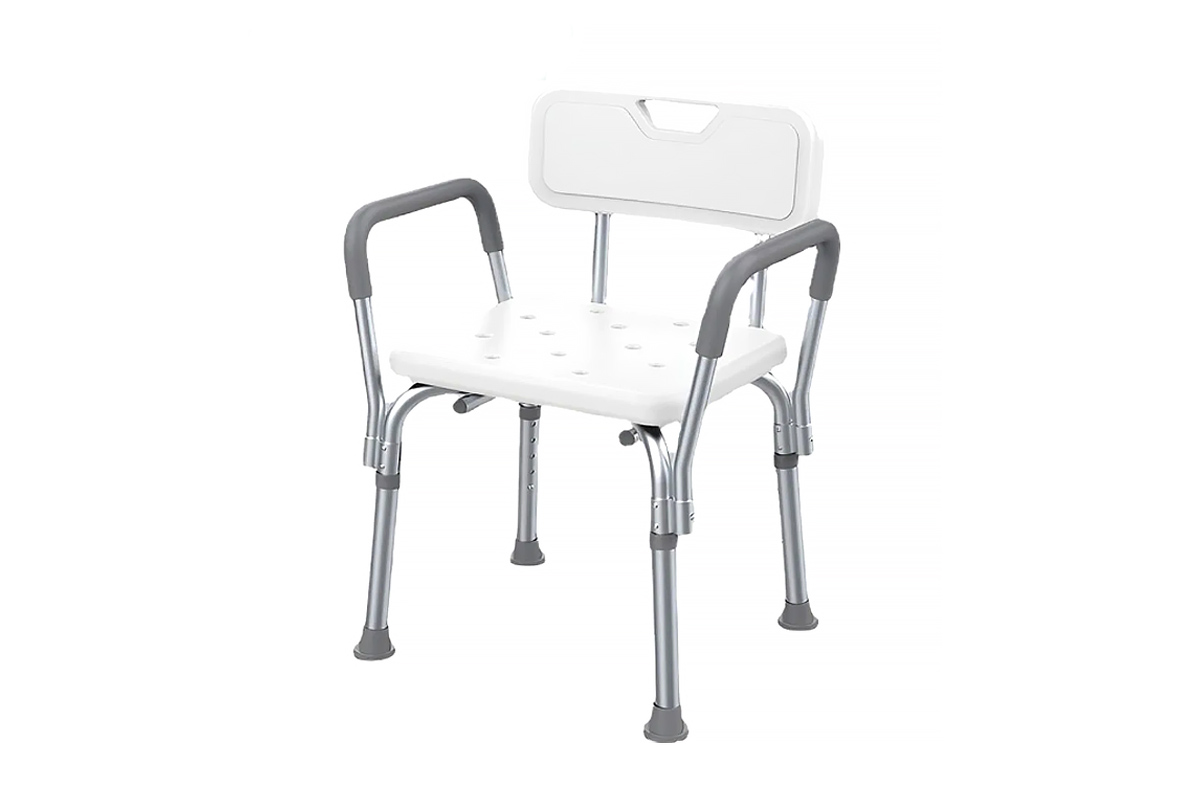 NOVALION BATH STOOL WITH HANDLES 6 LEVEL HIGHT ADJUSTABLE (A3) - Berlin Pharmacy