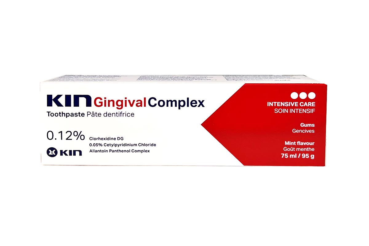 KIN GINGIVAL COMPLEX 0.12% TOOTHPASTE 75 ML - Berlin Pharmacy