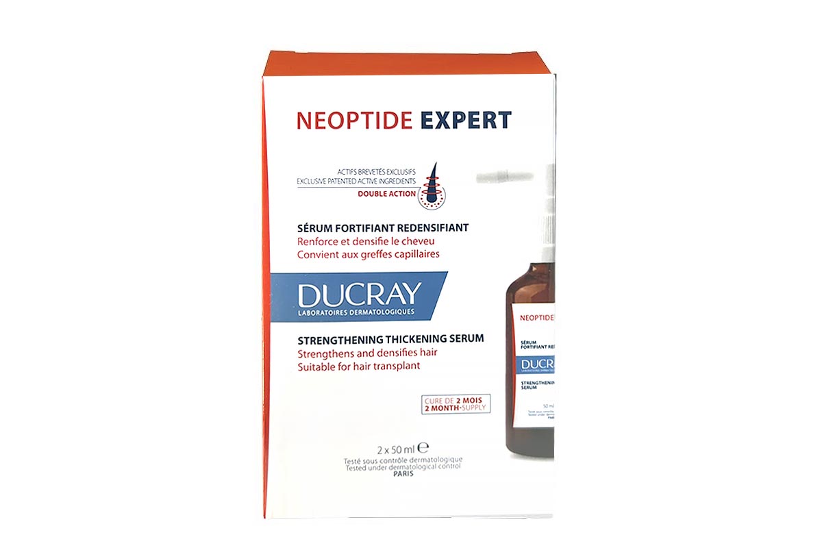 DUCRAY NEOPTIDE EXPERT STRENGTHENING HAIR SERUM 2X50 ML - Berlin Pharmacy