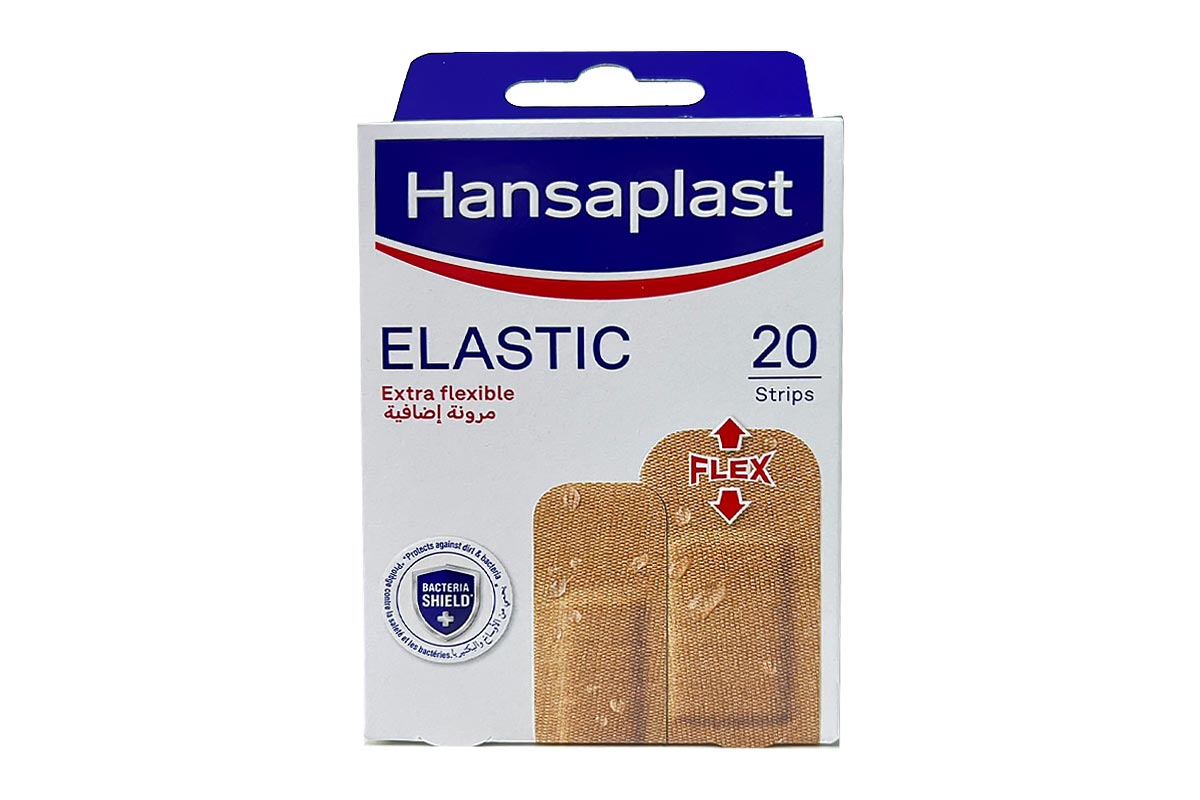 HANSAPLAST ELASTIC EXTRA FLEXIBLE PLASTER STRIP 20 PCS - Berlin Pharmacy