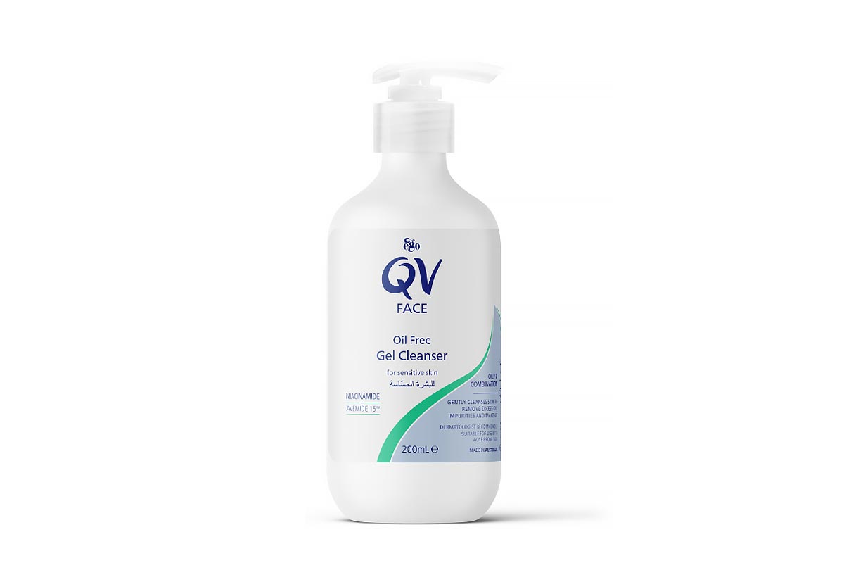 QV FACE OIL FREE GEL CLEANSER FOR SENSITIVE SKIN 200 ML - Berlin Pharmacy