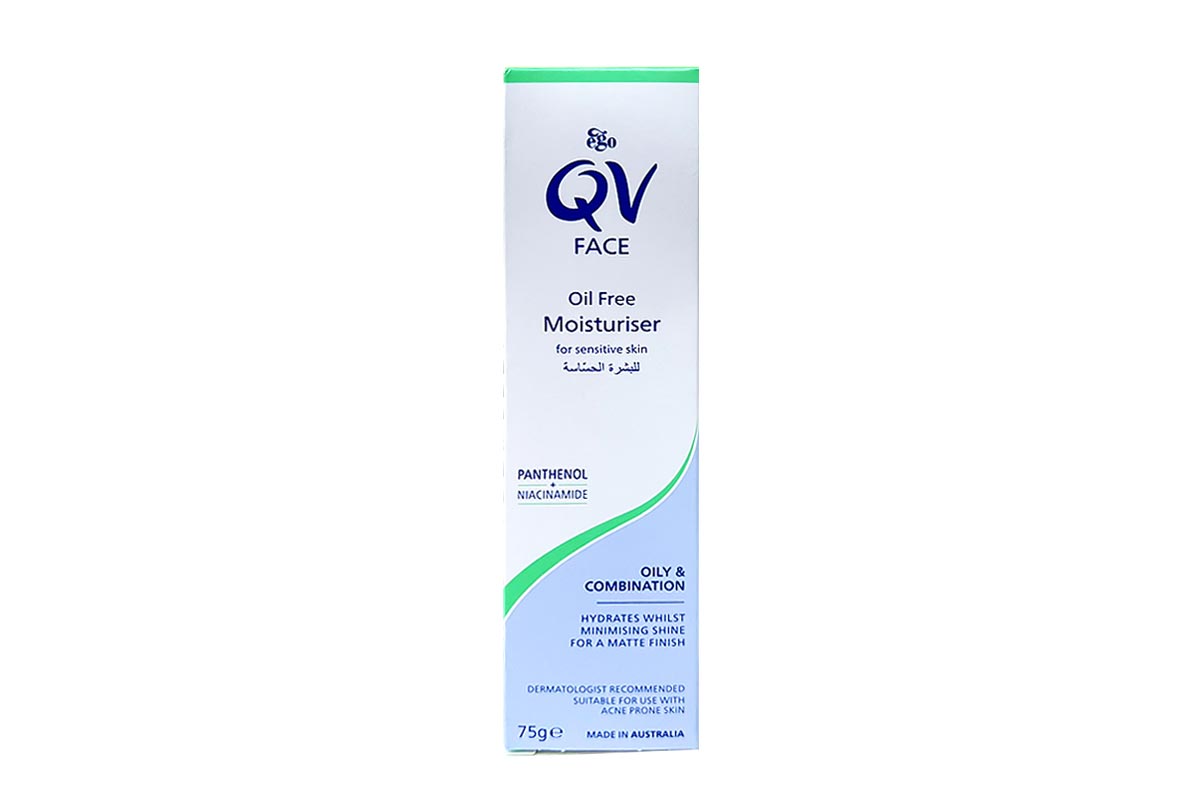 QV FACE OIL FREE MOISTURISER FOR SENSITIVE SKIN 75 G - Berlin Pharmacy