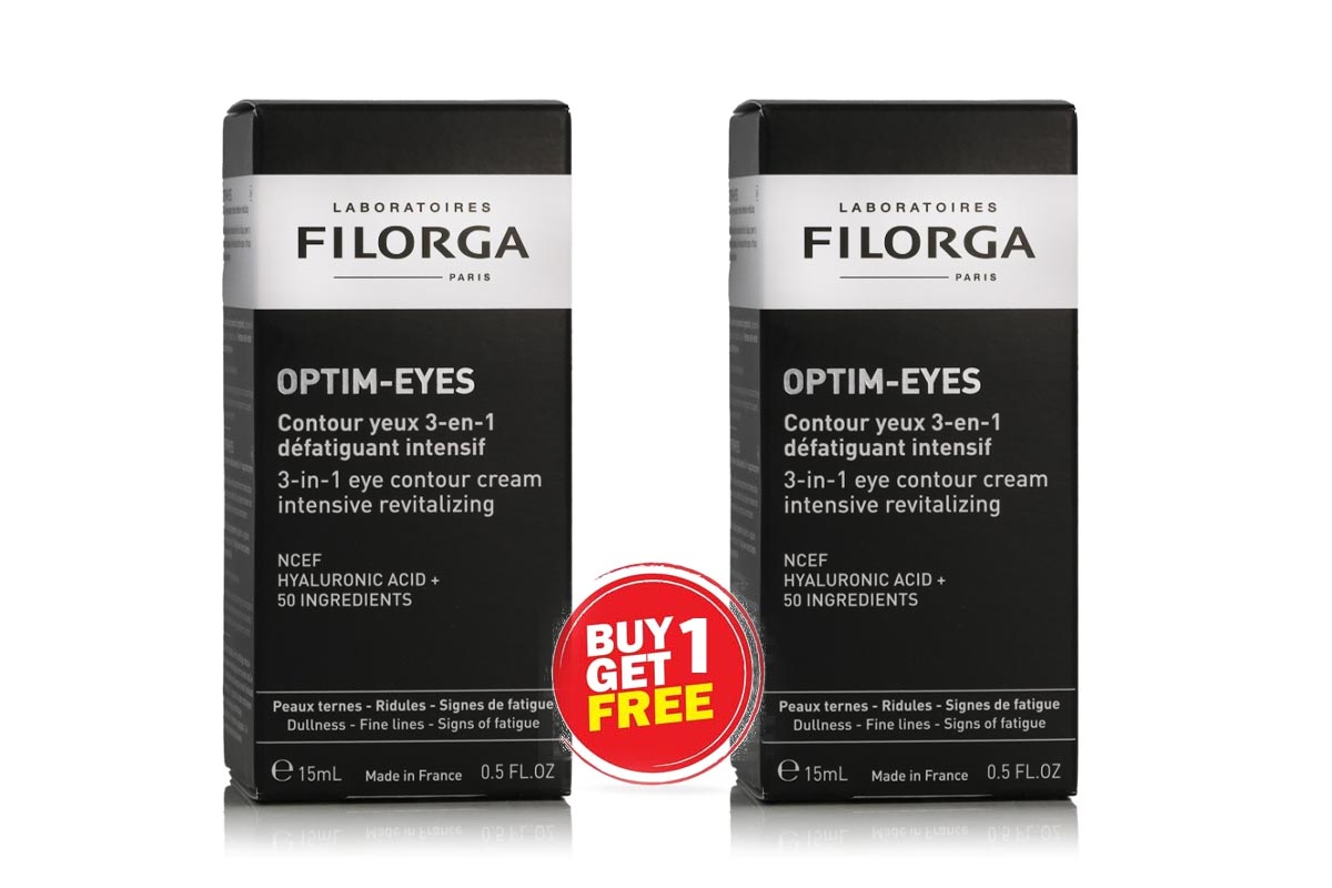 BOX BUY1GET1 FILORGA OPTIM EYES 3 IN1 CREAM 15 ML - Berlin Pharmacy