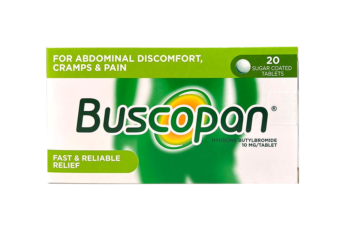 BUSCOPAN 10MG 20 TAB - Berlin Pharmacy