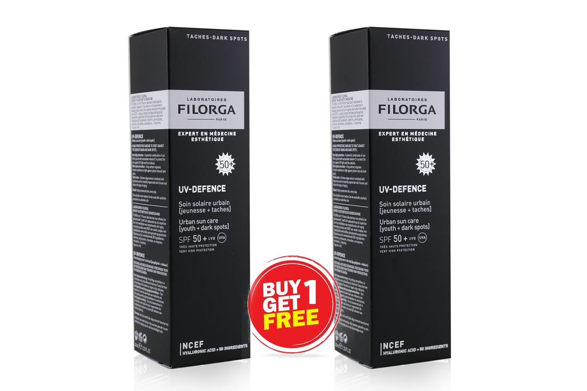 BOX BUY1GET1 FILORGA UV DEFENCE SPF 50 PLUS 40 ML - Berlin Pharmacy