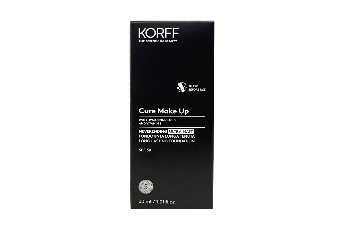 KORFF CURE MAKEUP LONG LASTING FOUND SPF30 - 02 30 ML - Berlin Pharmacy