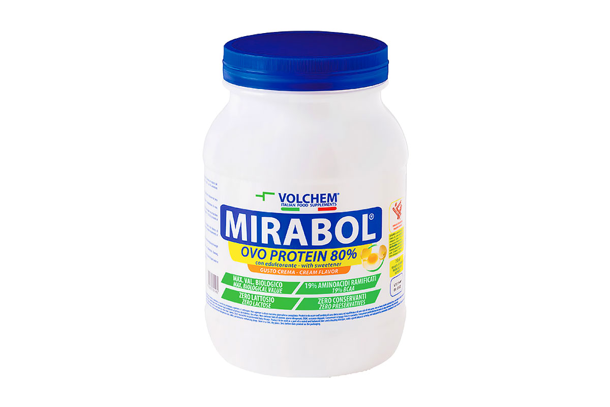 VOLCHEM MIRABOL OVO PROTEIN 80% CREAM FLAVOR 750 GM - Berlin Pharmacy