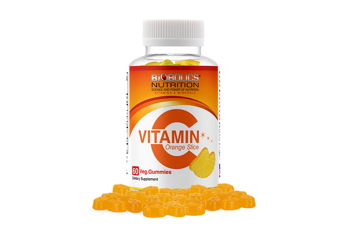 BIOBOLICS VITAMIN C ORANGE SLICE 60 VEG GUMMIES - Berlin Pharmacy