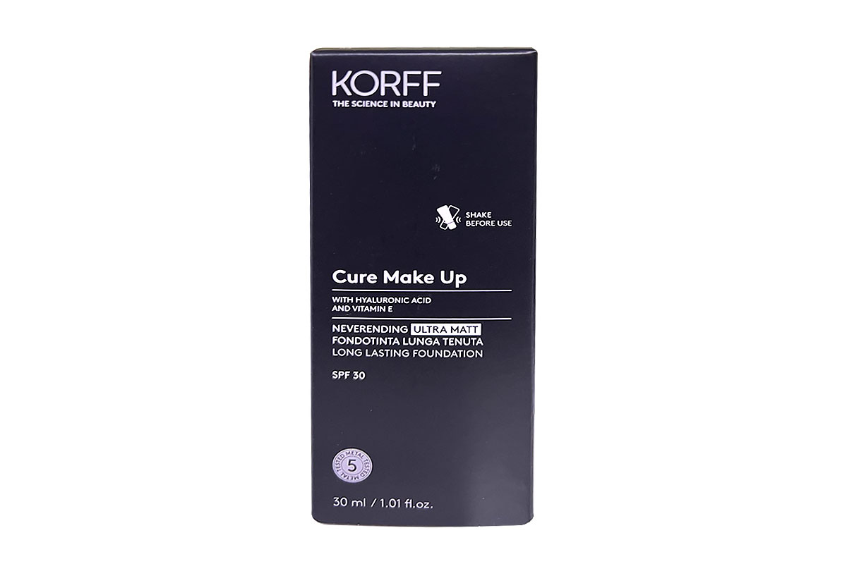 KORFF CURE MAKEUP LONG LASTING FOUNDATION SPF30 - 03 - 30 ML - Berlin Pharmacy