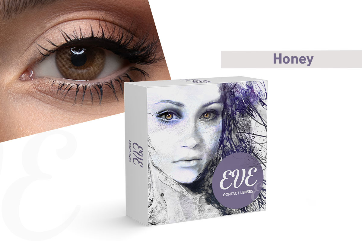 EVE LENSES MONTHLY BROWN HONEY - Berlin Pharmacy