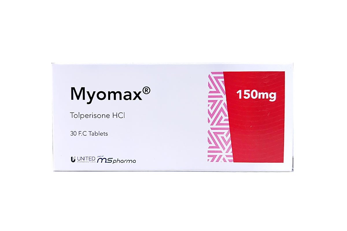 MYOMAX 150 MG 30 TABLETS - Berlin Pharmacy