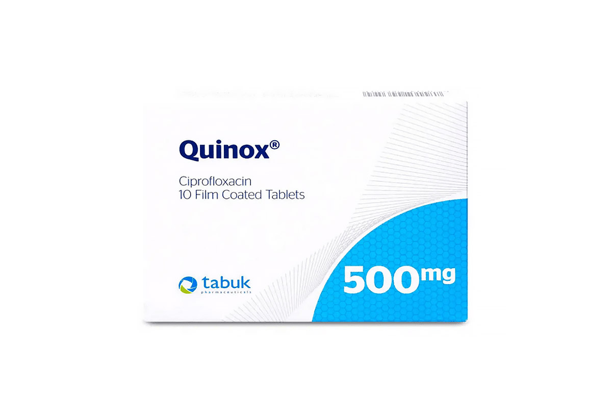 QUINOX CIPROFLOXACIN 500 MG 10 TABLETS - Berlin Pharmacy
