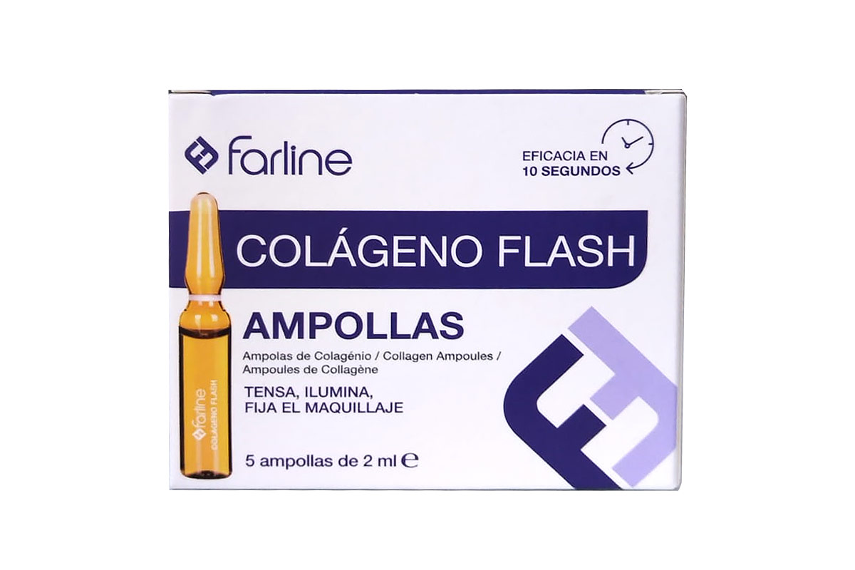 FARLINE COLLAGEN FLASH 2 ML X 5 AMPOLLAS - Berlin Pharmacy