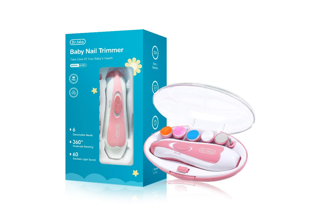 DR ISLA BABY NAIL TRIMMER COLOR PINK  0 PLUS MONTHS - Berlin Pharmacy