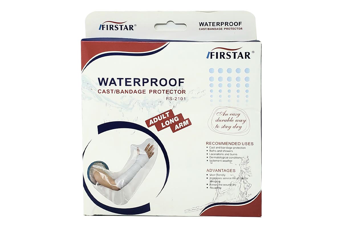FIRSTAR WATERPROOF CAST PROTECTOR ADULT LONG ARM FS-2101 - Berlin Pharmacy