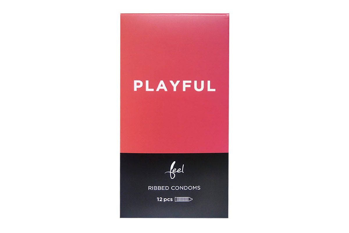 FEEL PLAYFUL RIBBED CONDOMS 12 PCS - Berlin Pharmacy