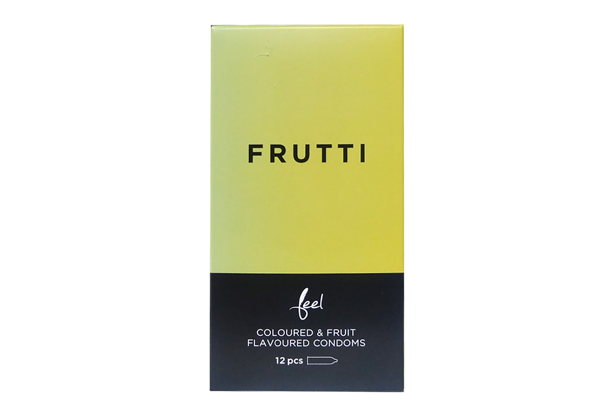 FEEL FRUTTI COLOURED AND FRUIT FLAVOURED CONDOMS 12 PCS - Berlin Pharmacy