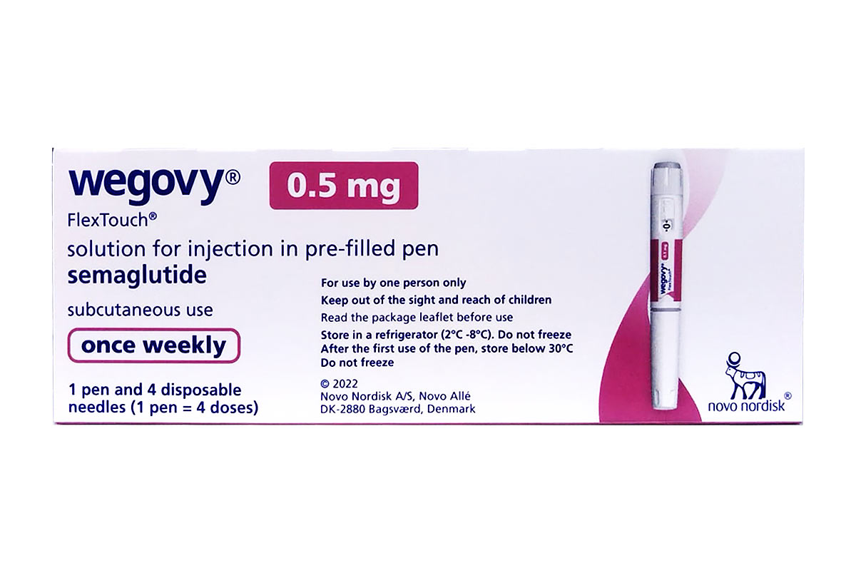 WEGOVY FLEXTOUCH 0.5 MG SOLUTION FOR INJECTION PRE FILLED PEN - 1 PEN - Berlin Pharmacy