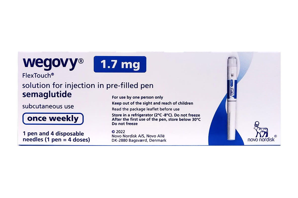 WEGOVY FLEXTOUCH 1.7 MG SOLUTION FOR INJECTION PRE FILLED PEN - 1 PEN - Berlin Pharmacy