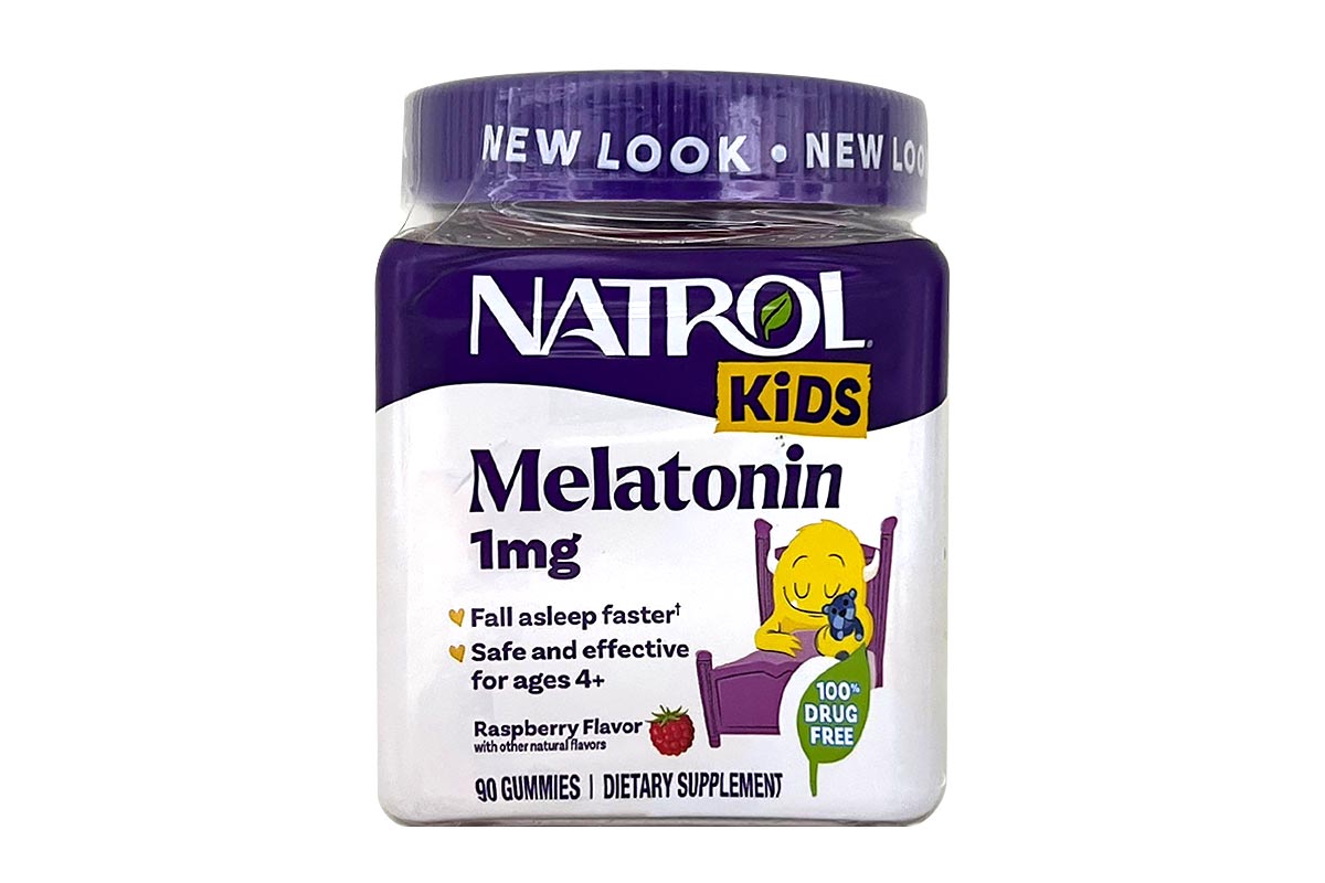 NATROL KIDS SLEEP MELATONIN 1MG RASPBERRY FLAVOR 90 GUMMIES - Berlin Pharmacy