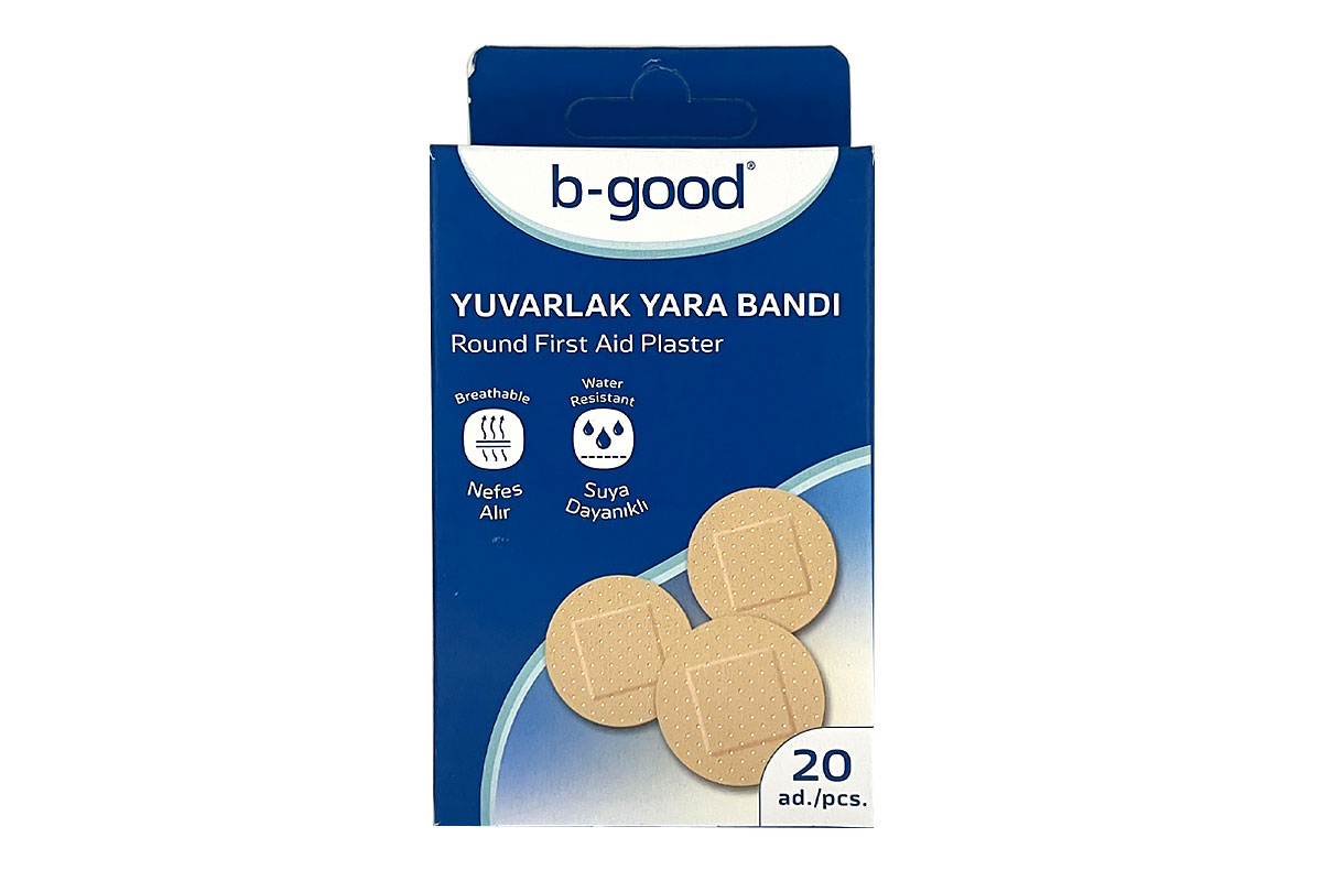 B GOOD ROUND FIRST AID STRIP 20 PCS - Berlin Pharmacy