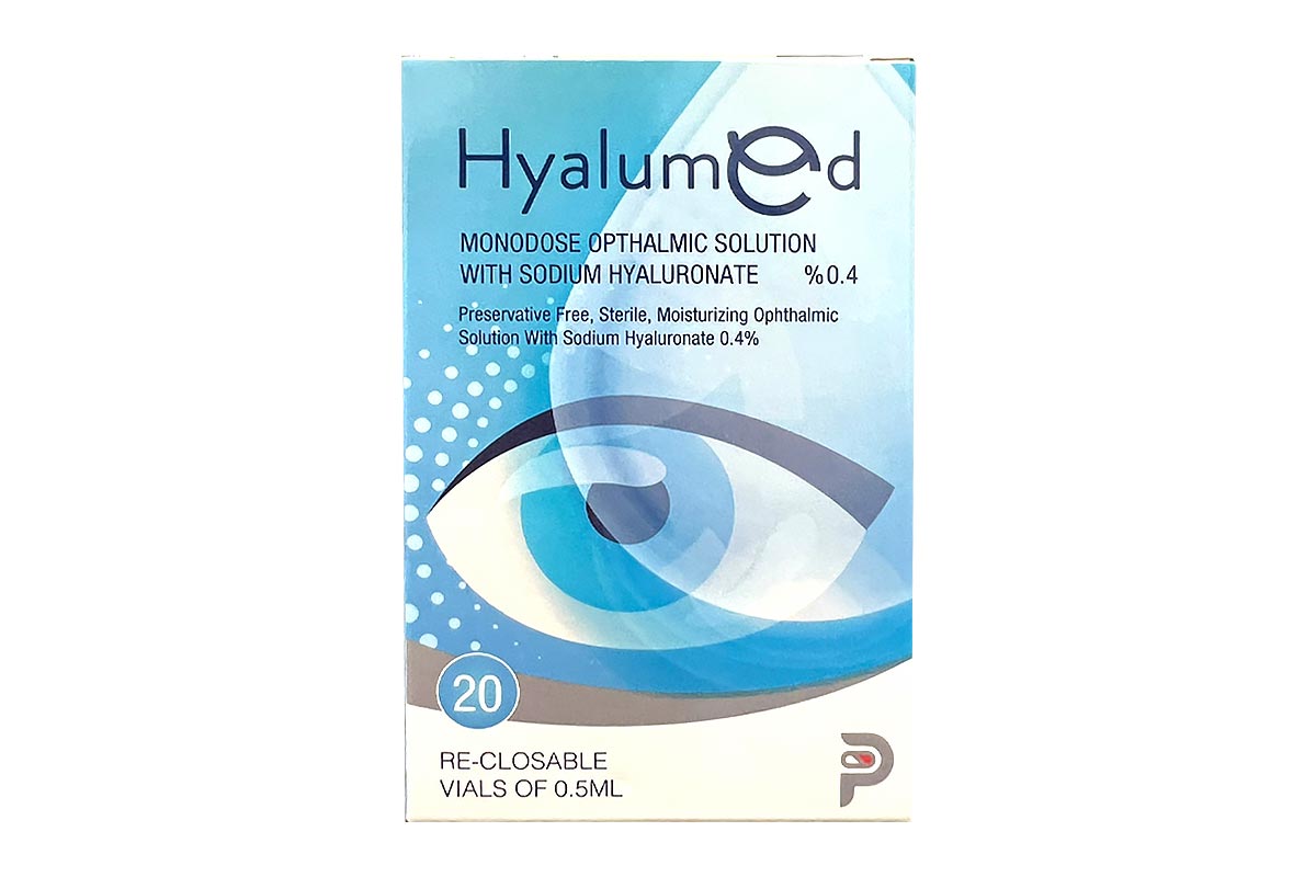 HYALUMED MONODOSE OPTHALMIC SOLUTION 0.5 ML X 20 AMPULES - Berlin Pharmacy