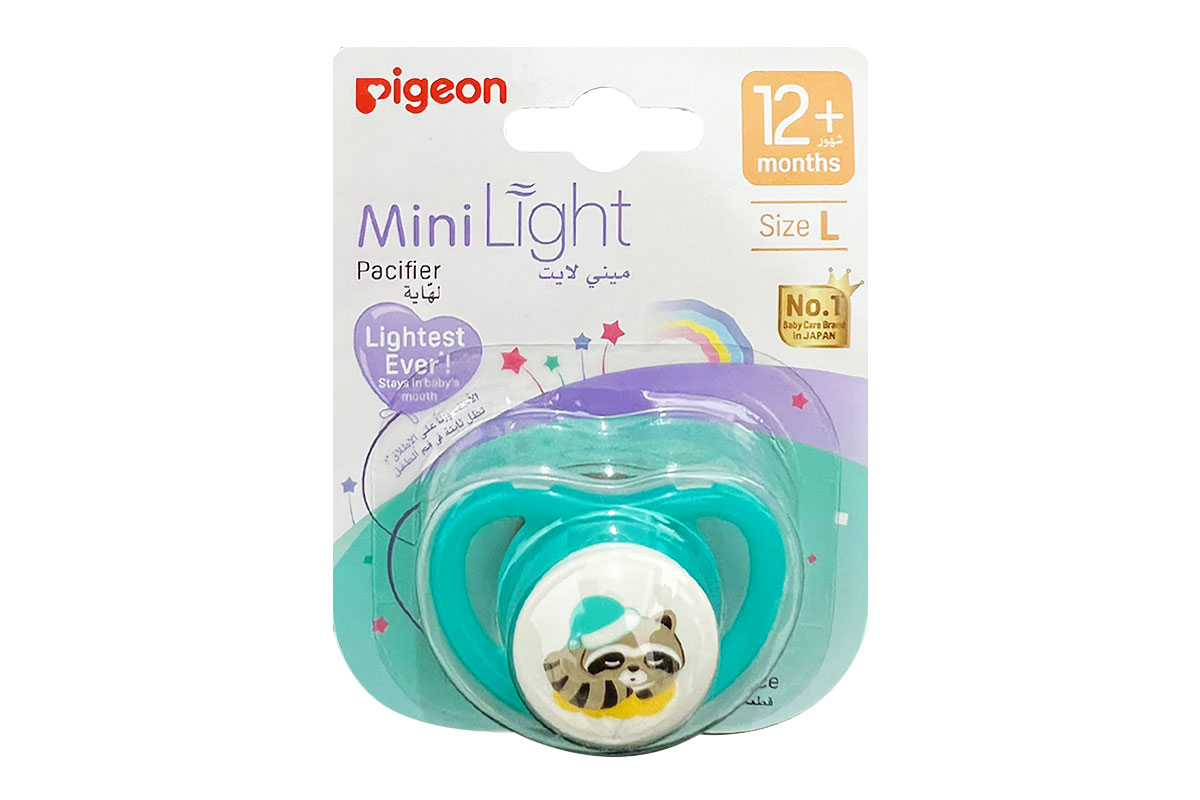 PIGEON MINI LIGHT PACIFIER 12 PLUS MONTHS SIZE L - Berlin Pharmacy